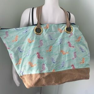 Peter Millar Beach Bag with matching wristlet